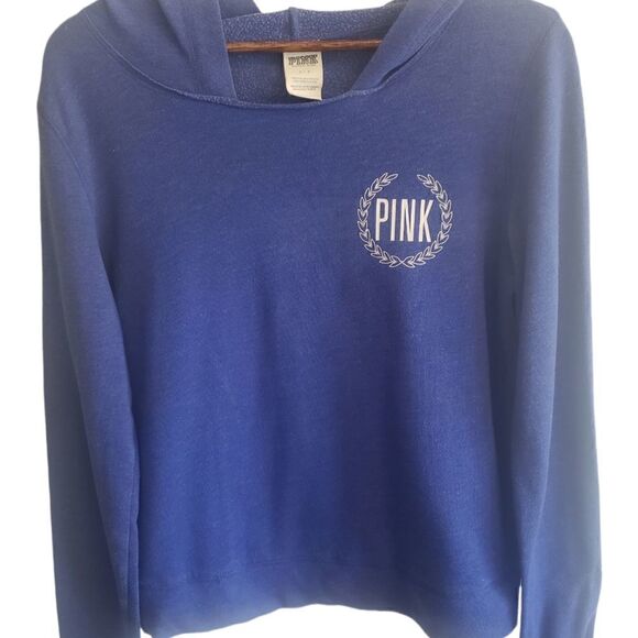 PINK Victoria's Secret Blue Hoodie - Picture 1 of 3